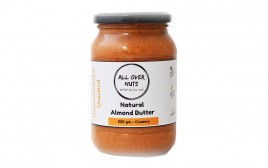 All Over Nuts Natural Almond Butter Creamy  Glass Jar  500 grams